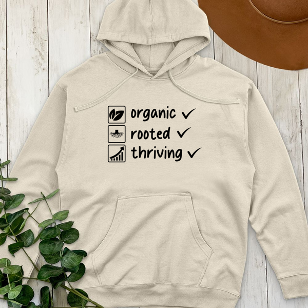 Checkbox Midweight Hooded Sweatshirt