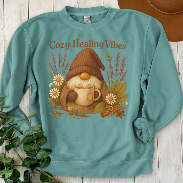 Cozy Healing Vibes Crewneck