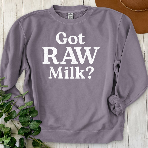 Got RAW Milk Crewneck