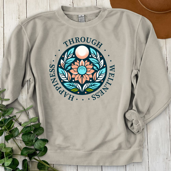 Happiness Through Wellness 02 Crewneck