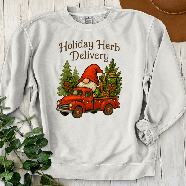 Holiday Herb Delivery Crewneck