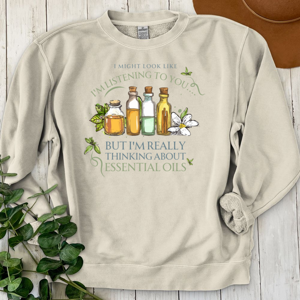 I Might Look Oils Crewneck