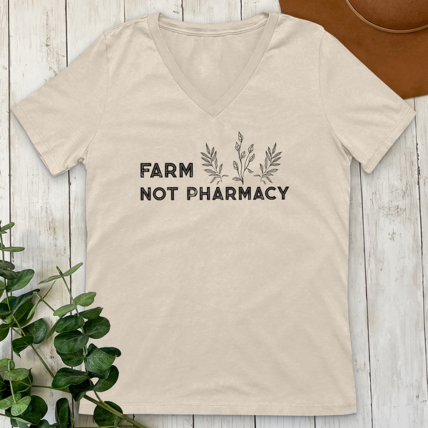 Farm not Pharmacy V-Neck