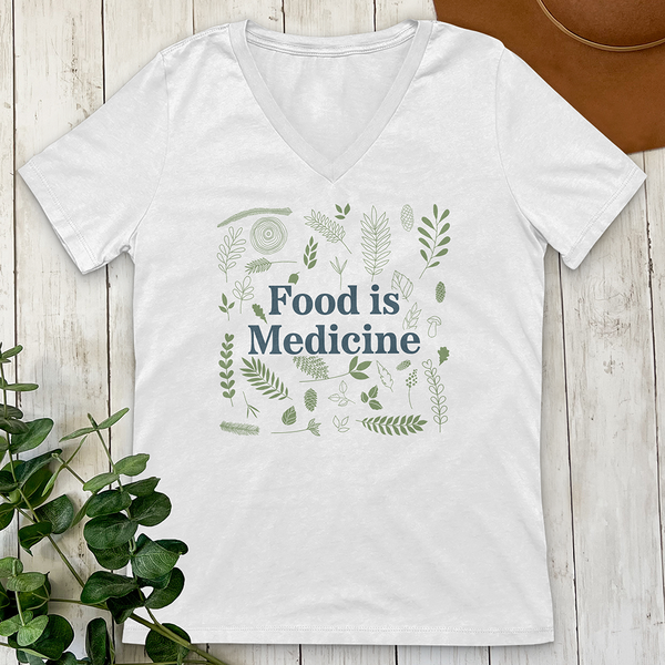 Food is Medicine V-Neck